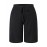 1pc Women'S Casual Polyester Shorts, Solid Color, All-Season, Woven Fabric, with Fake Drawstring Detail