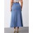 Women'S High-Waist Mermaid Denim Skirt, Casual Style, Non-Stretch Cotton Blend, Solid Color, with Zipper Detail, for Spring/Summer/Fall - Woven Fish Tail Skirt