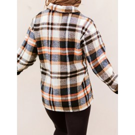 Women Corduroy Shirts Casual Long Sleeve Button Down Blouses Top